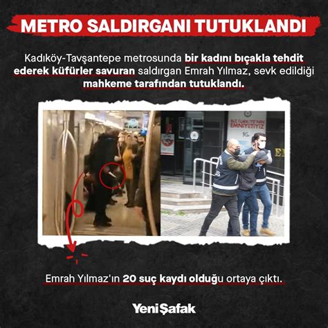 Kadıköy metrosunda bıçaklı